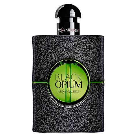 black opium green bottle.